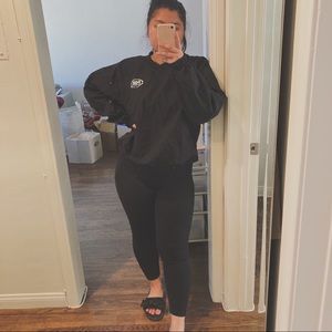 Fox Sport Oversized black sweater/ sweat shirt